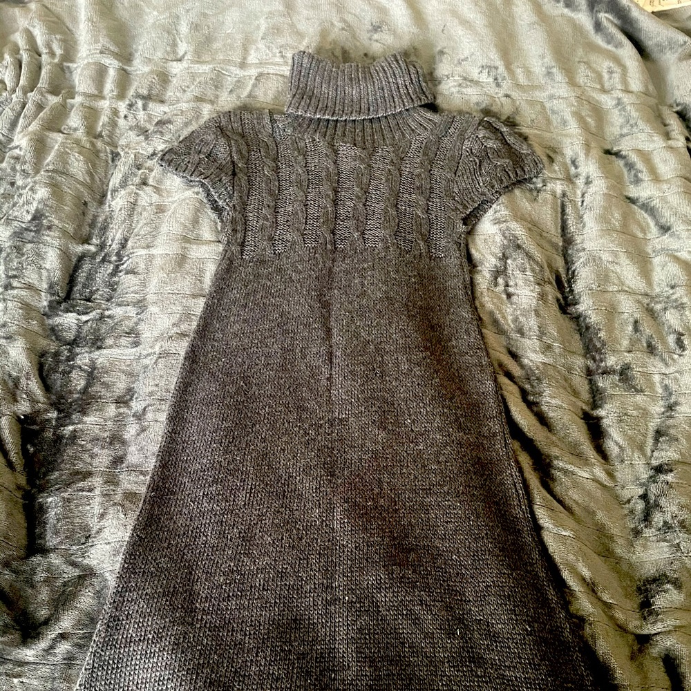 NWT Women’s Gray Cable Knit Sweater Dress Size M